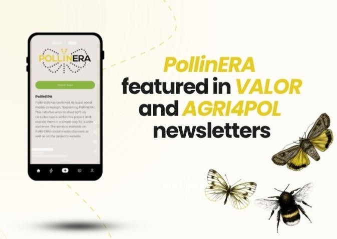 PollinERA featured in VALOR and AGRI4POL Newsletters